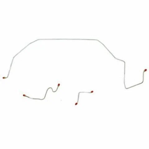1965 Ford Galaxie Front Brake Line Kit Standard Brakes Steel - GKT6501OM